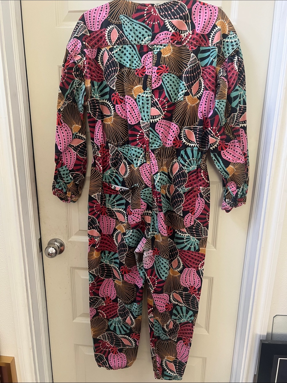 FARM Rio Shell Mix Denim Jumpsuit - Picture 7 of 8